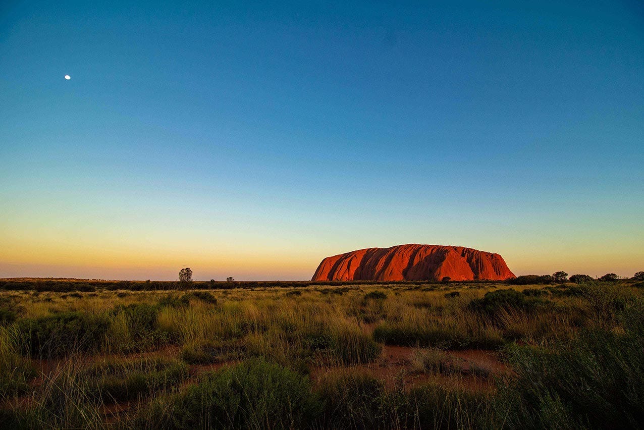 Australian landscape Australia uluru