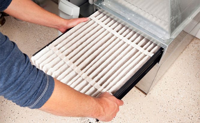 Regularly replace your furnace and air conditioning filters to keep them working at maximum efficiency.