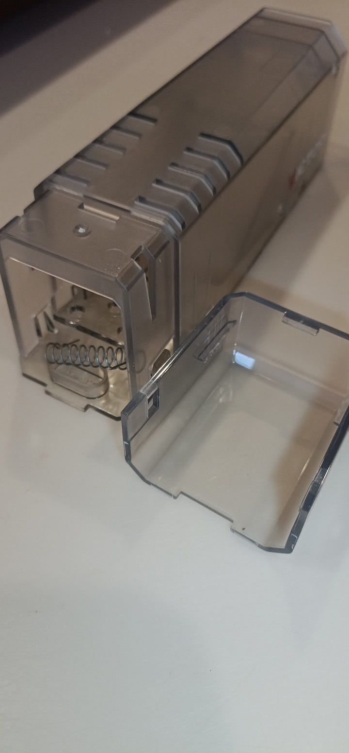 A real photo of Victor® Live Catch Mouse Trap by Woody (1)