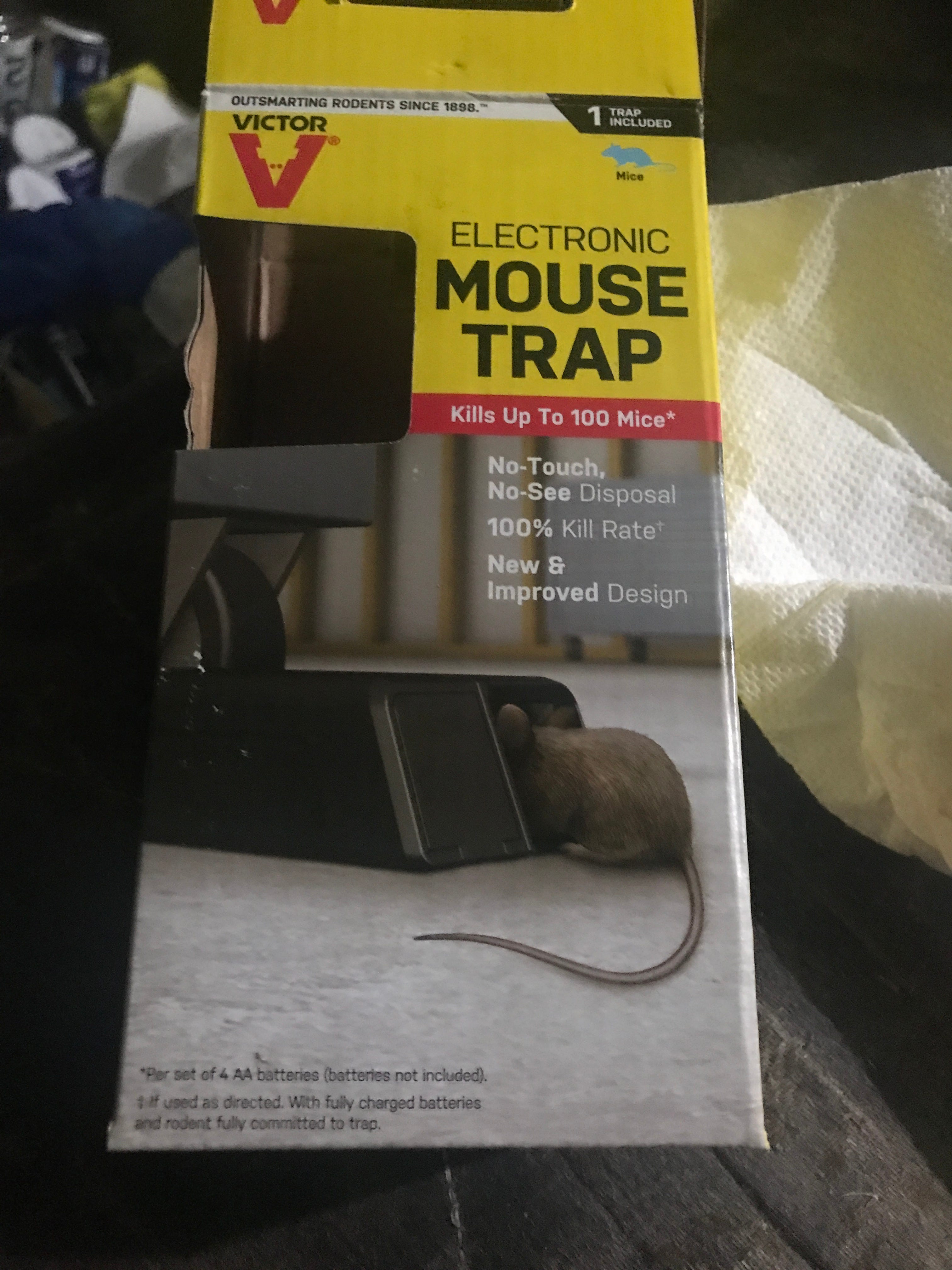 A real photo of Victor® Electronic Mouse Trap by Snake (1)