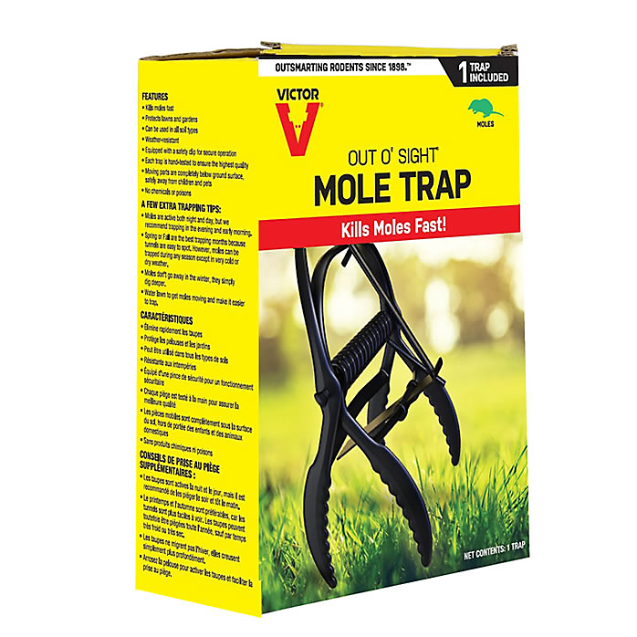 Victor® Out O'Sight Mole Trap - 6-Traps