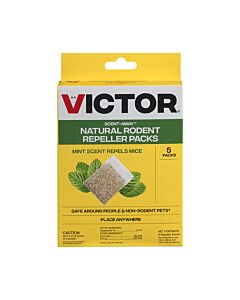 Victor® Scent-Away Natural Rodent Repeller Packs