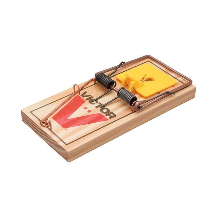 Victor Wood Metal-Pedal Mouse Trap (2 Count)