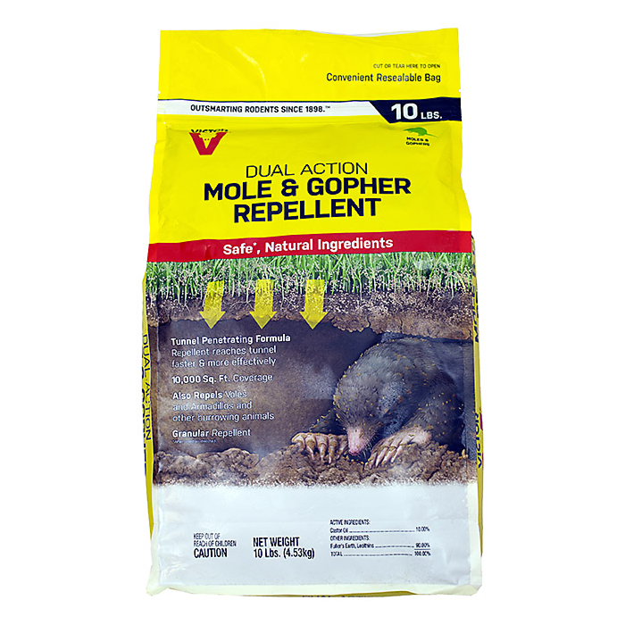 Victor Dual Action Mole Gopher Repellent 10 lb