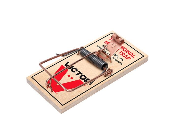 Victor® Metal Pedal Mouse Trap -2 Pack