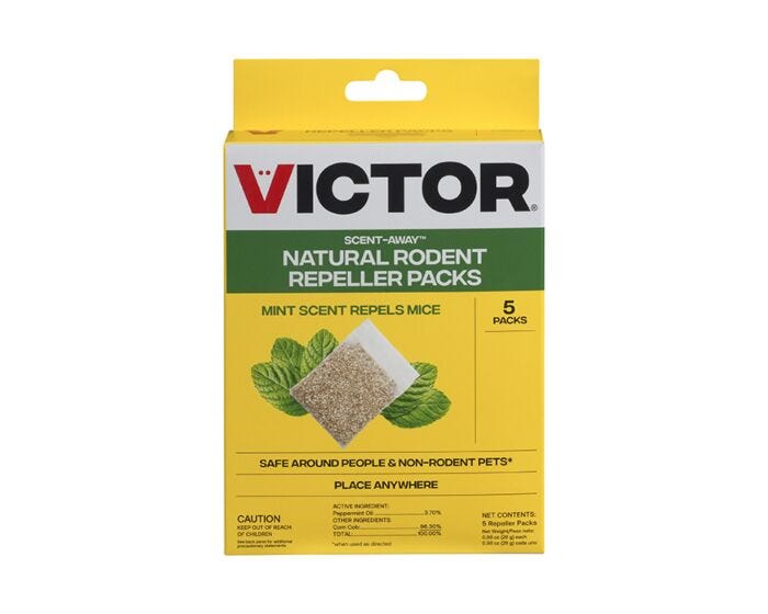Victor® Scent-Away Natural Rodent Repeller Packs