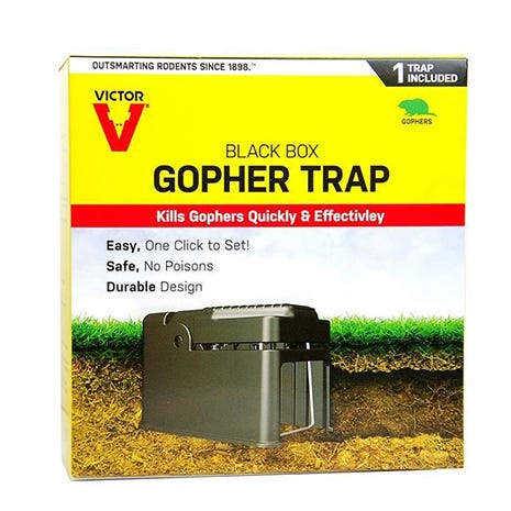 Victor The Black Box Gopher Trap