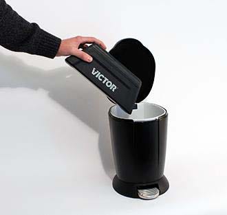 dispose in trash